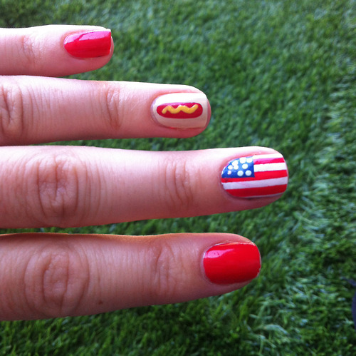 Cute Fourth of July Nail Designs