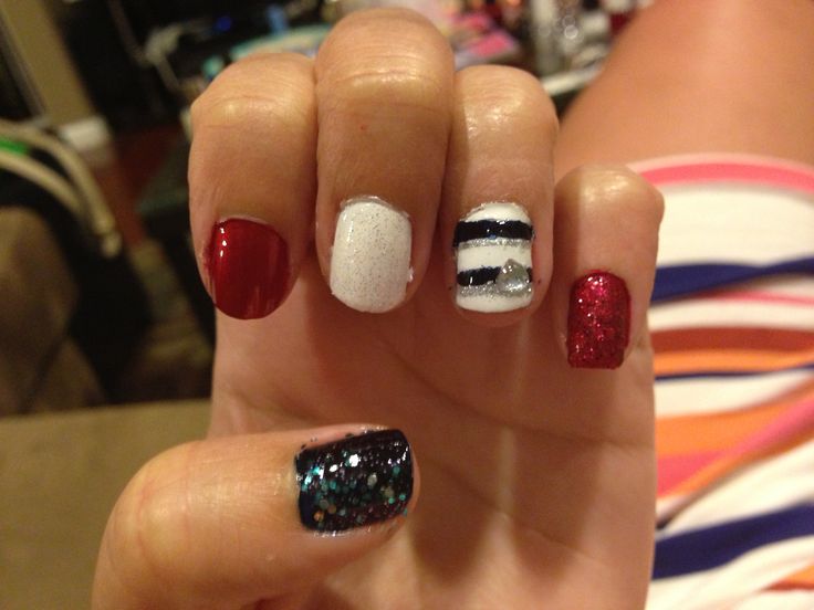 Cute Fourth of July Nail Designs