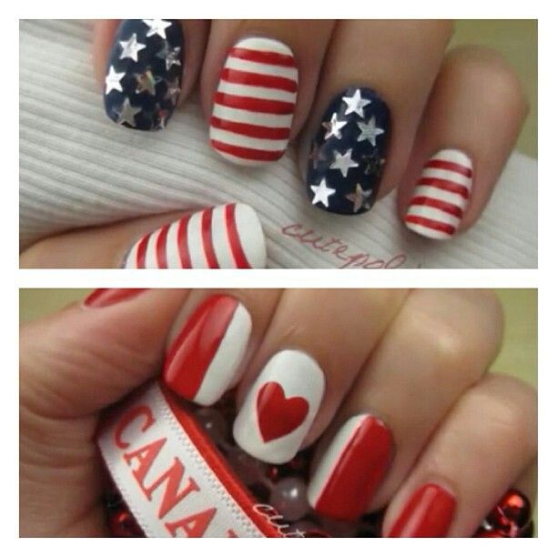 Cute Fourth of July Nail Designs