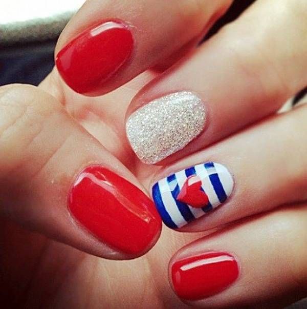 Cute Fourth of July Nails