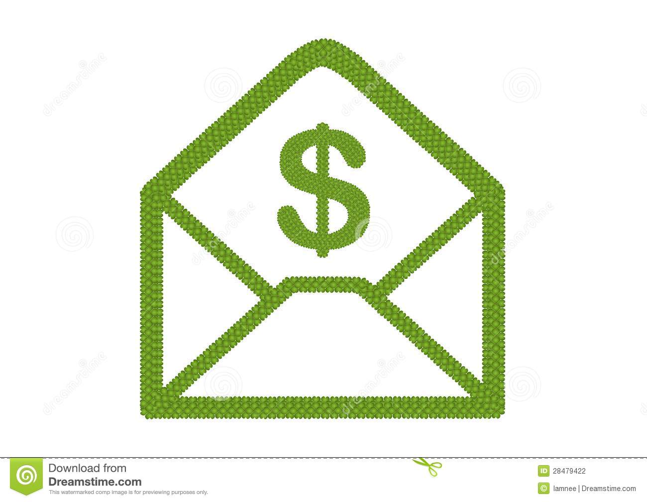Dollar Sign Envelope Icon Dollar Sign Envelope Icon
