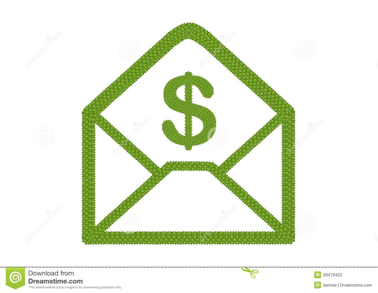 Dollar Sign Envelope Icon