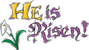 Easter He Is Risen Clip Art Free