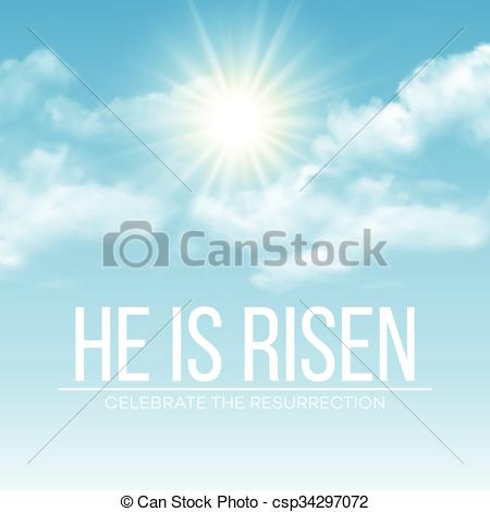 Easter He Is Risen Clip Art Free