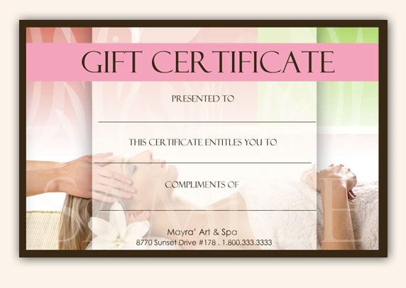 Editable Microsoft Gift Certificate Templates