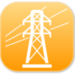 Electric Power Utility Icon Electric Power Utility Icon