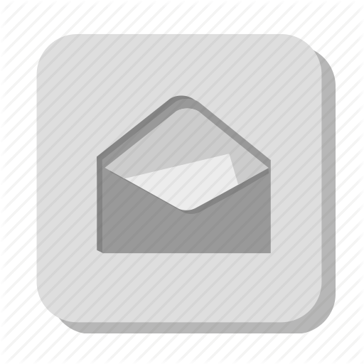 Email Envelope Icon Gray