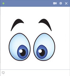 12 Big Eye Smiley Emoticon Images