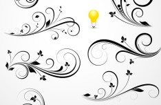 Floral Pattern Vector Corner Floral Pattern Vector Corner