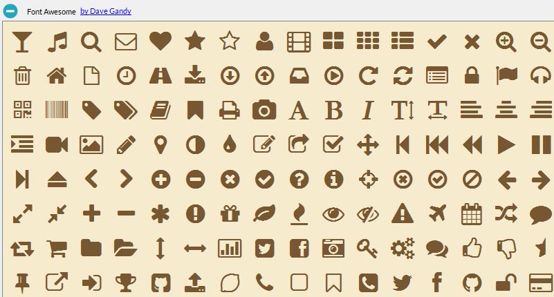 Font Awesome Icons