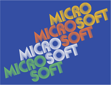 Font Retro Microsoft