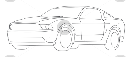 Ford Mustang Car Clip Art