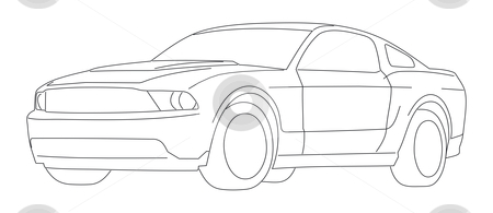 Ford Mustang Car Clip Art Ford Mustang Car Clip Art