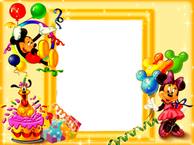 Frame Psd Happy Birthday