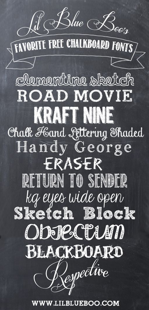 Free Chalkboard Font Downloads Free Chalkboard Font Downloads