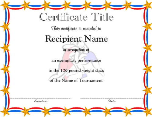 Free Editable Award Certificate Templates