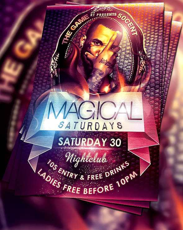 12 Magical Flyers PSDs Images