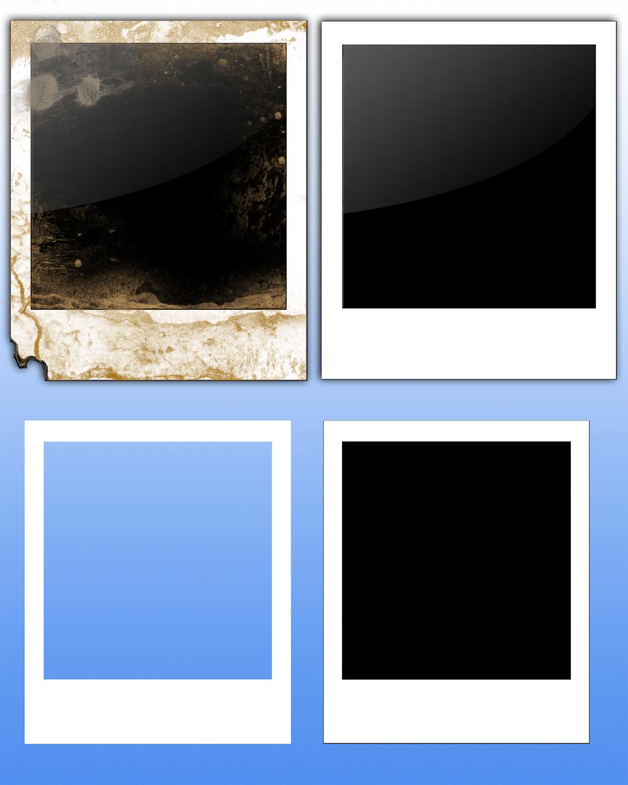 Free Polaroid Template Photoshop