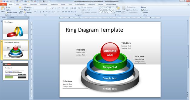 15 Free PowerPoint SmartArt Templates Narrowing Images Free 