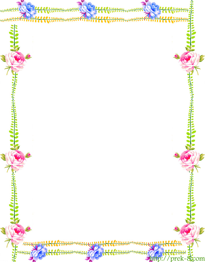 Free Printable Spring Paper Borders