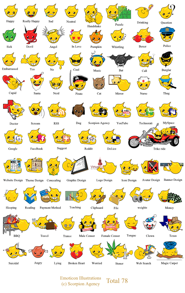 Free Smiley Emoticons Download