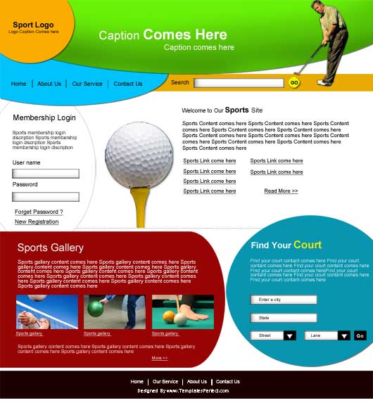 Free Sports Templates Downloads