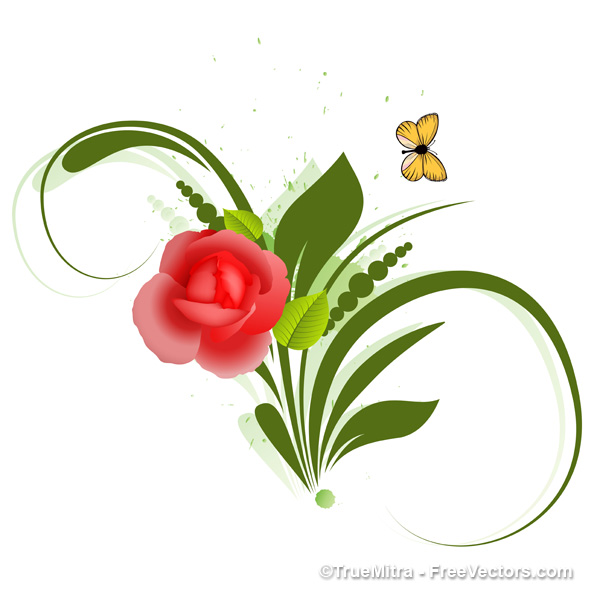 18 Vector Flower Images