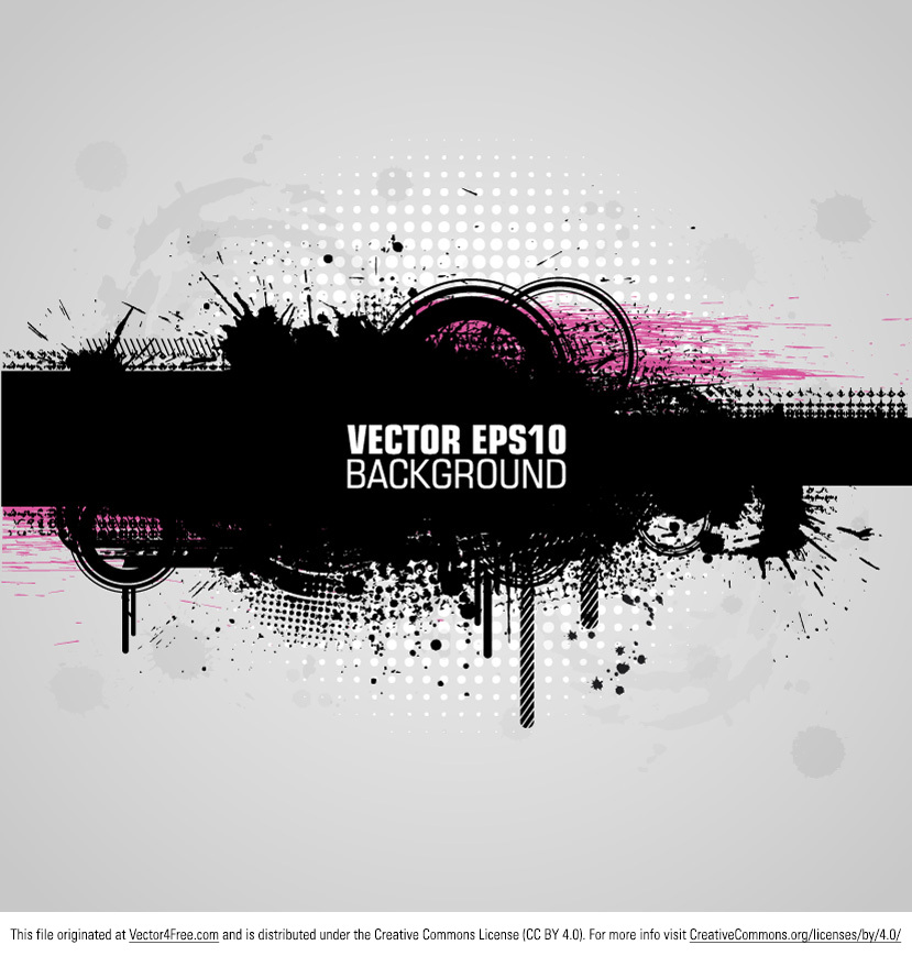 Free Vector Grunge Black Banners