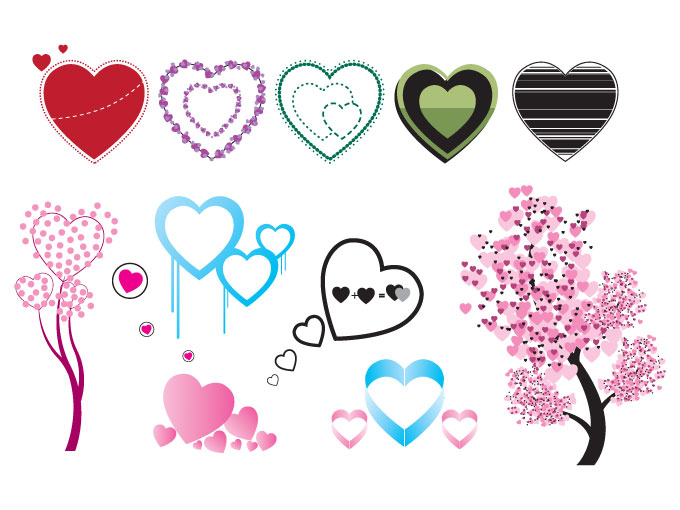 Free Vector Heart Shape Free Vector Heart Shape