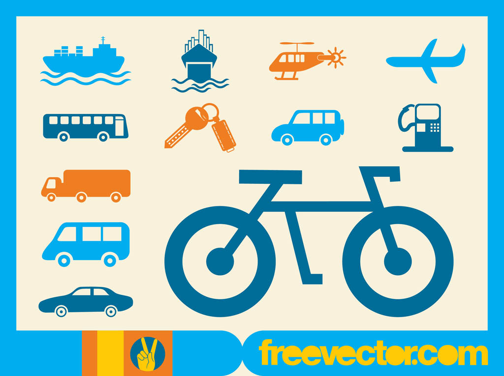 Free Vector Transportation Icons