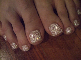 Gel Toe Nail Art