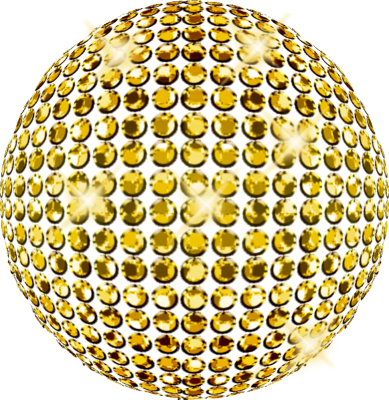 Gold Disco Ball