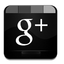 Google Plus Icon Black and White