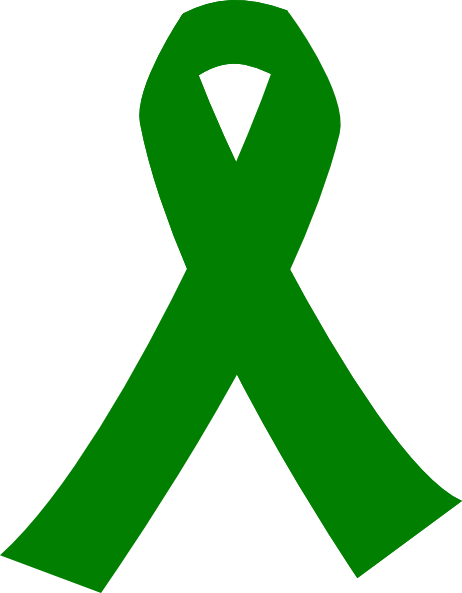 Green Cancer Ribbon Clip Art