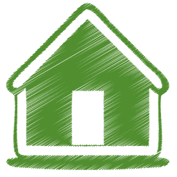 Green Home Icon Green Home Icon
