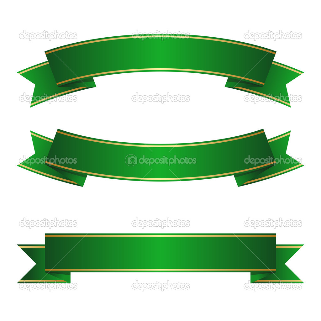 Green Ribbon Banner