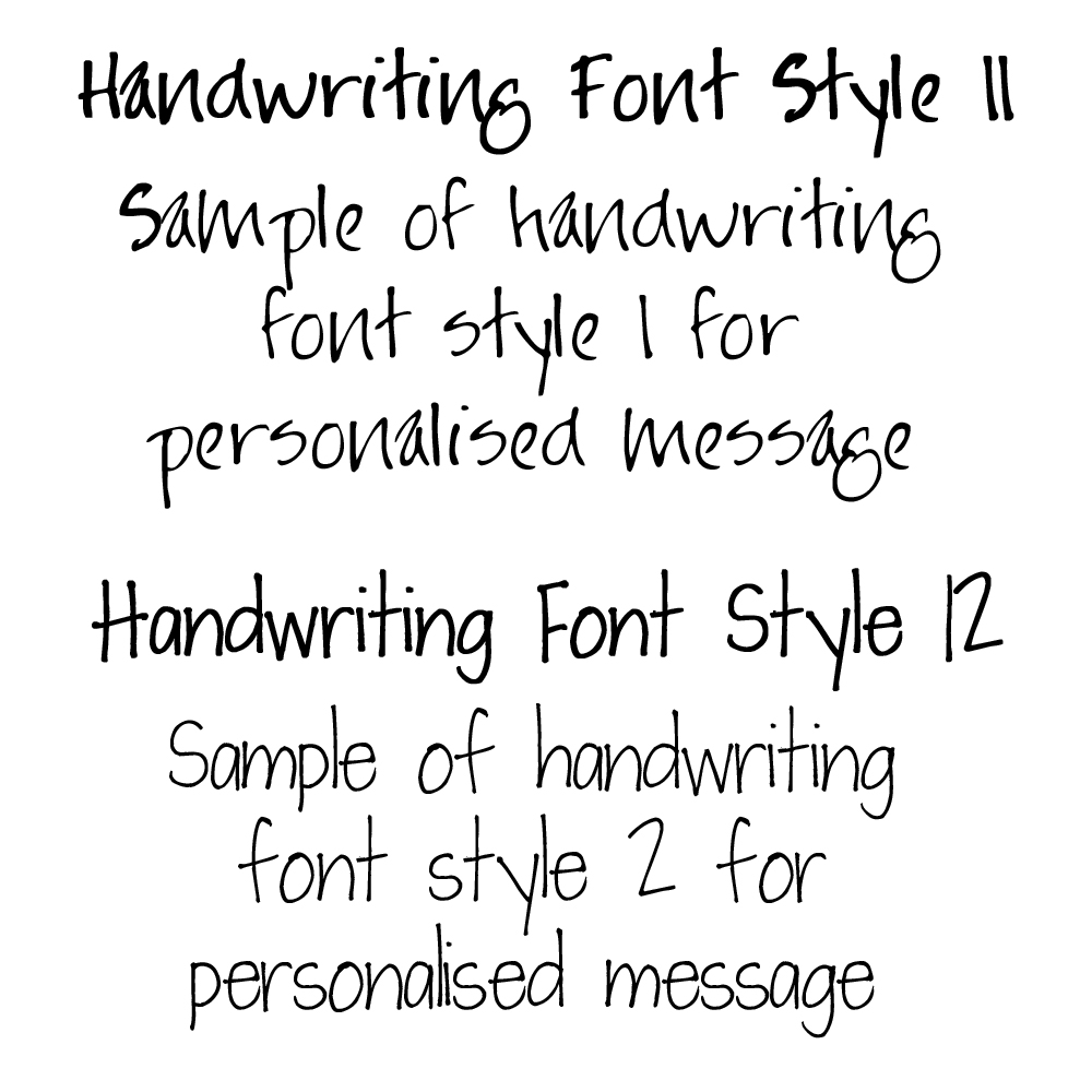 Handwriting Font Styles