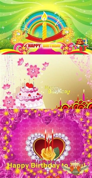 Happy Birthday PSD Template