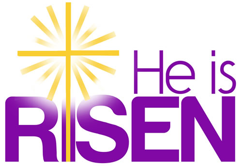 He Is Risen Easter Sunday Clip Art