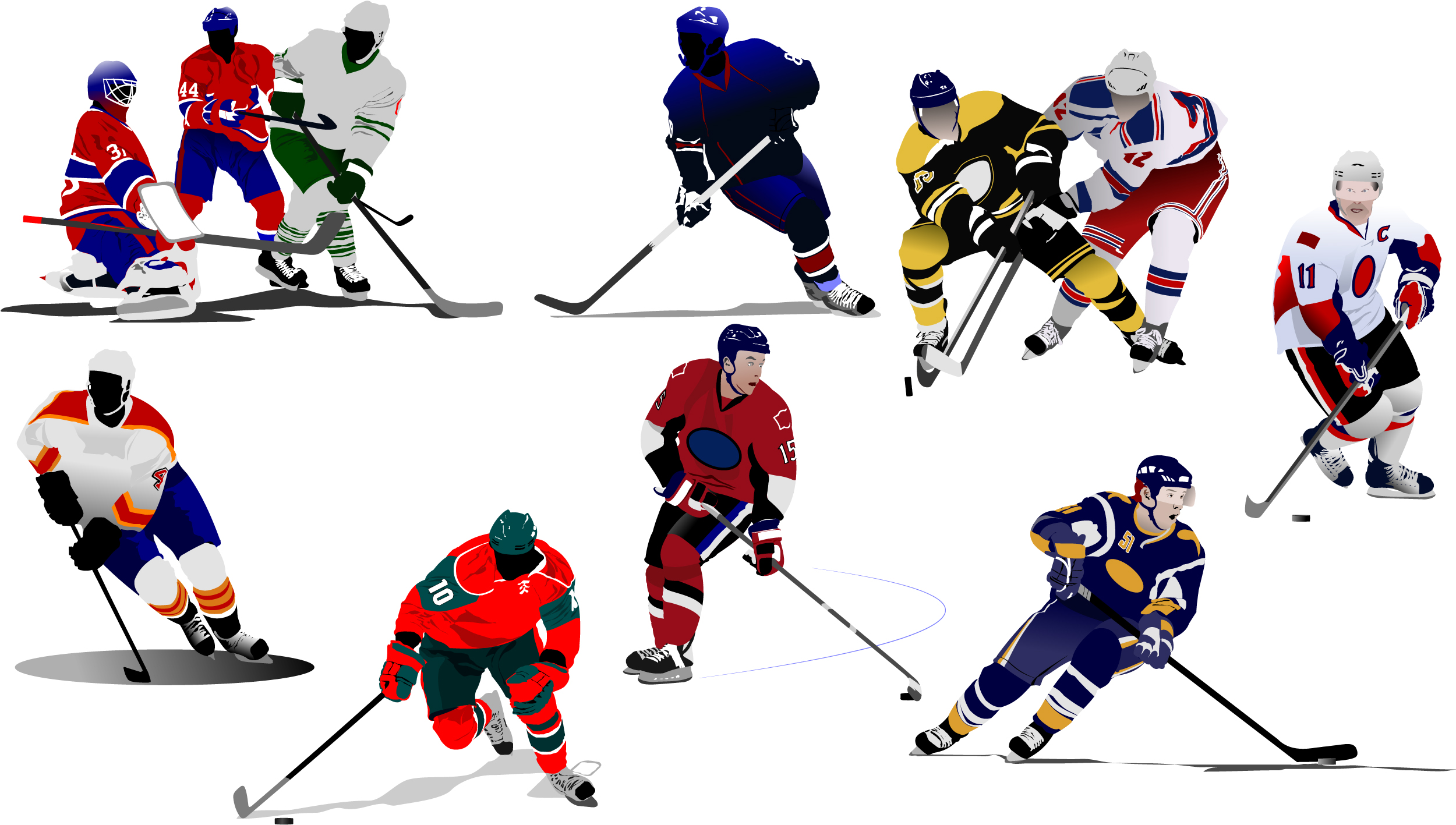 Ice Hockey Player Vector