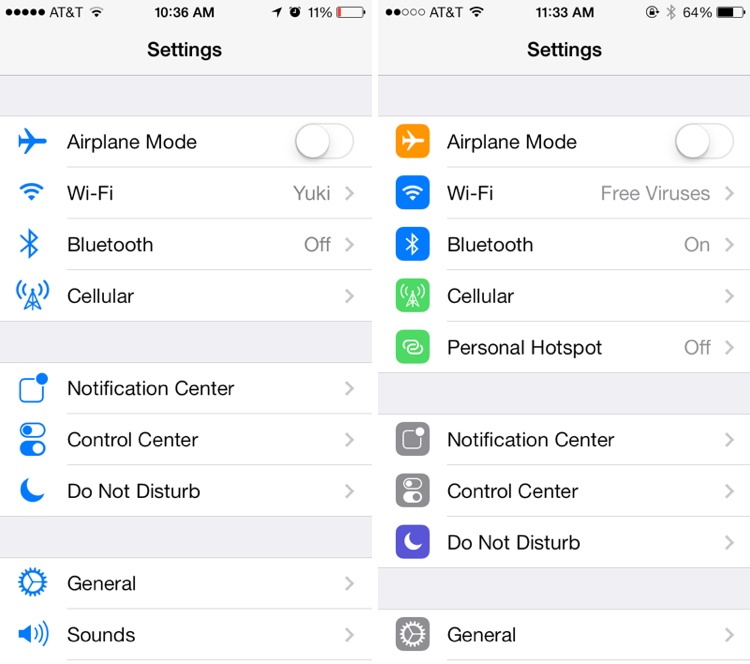 iOS 7 Settings App Icon