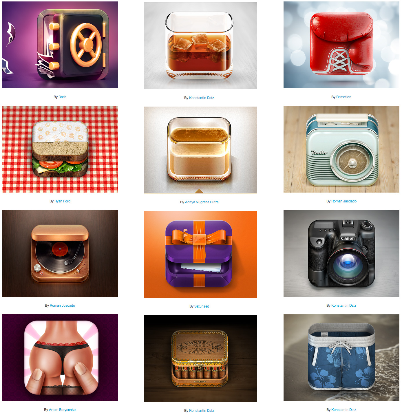 iPhone App Icons Design