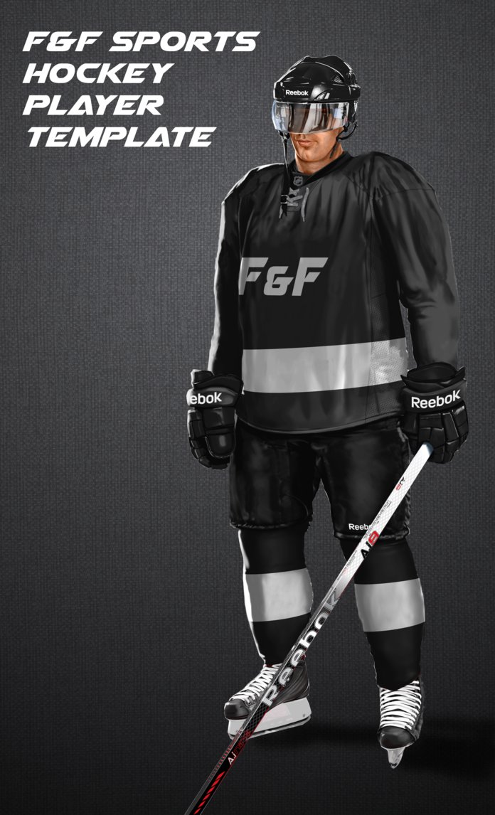 Jersey Templates Hockey Player