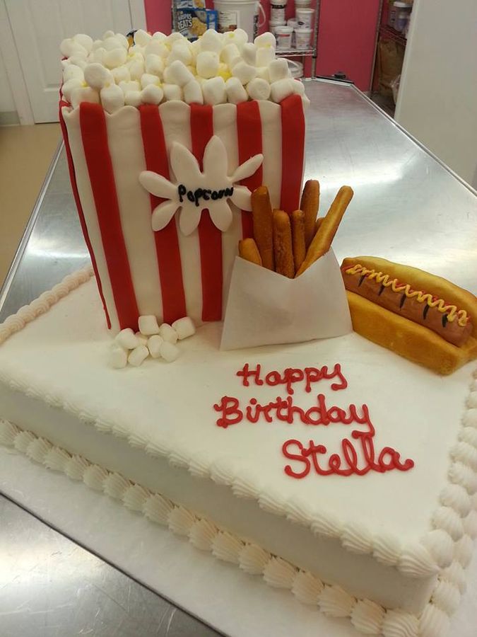 Junk-Food Junkie Birthday Cake