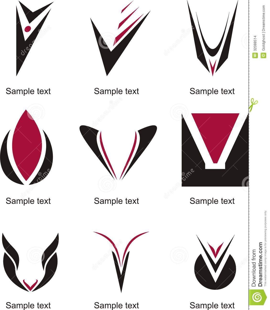 Letter V Logos Designs