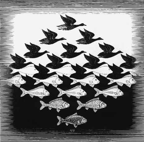 M.C. Escher Sky and Water