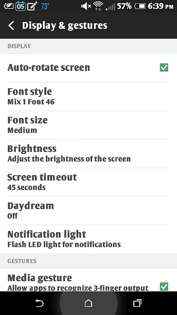 M8 HTC One Font