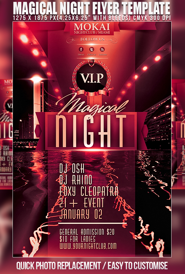 Magical Night Flyer Template