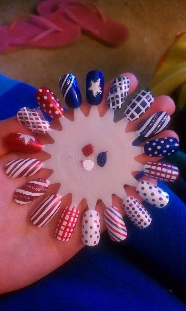 Memorial Day Nail Art Designs