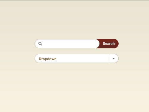 Menu Dropdown Search Box